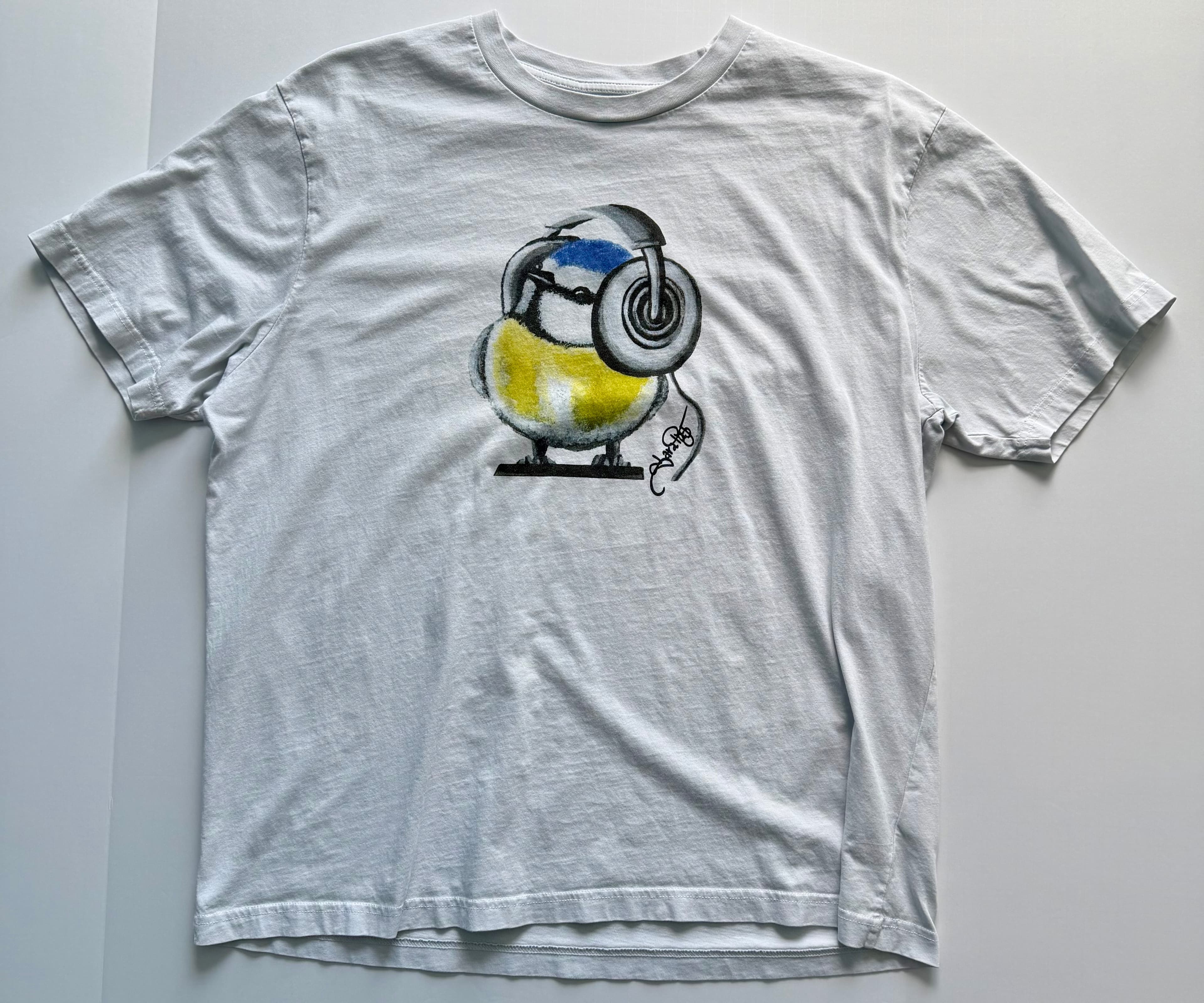 Bird with Headphones
